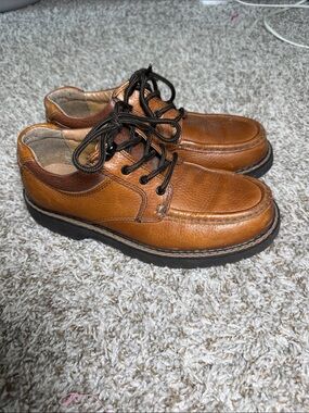 Dockers Glacier Oxford Brown Genuine Leather Shoes EUC Men’s Size 7.5